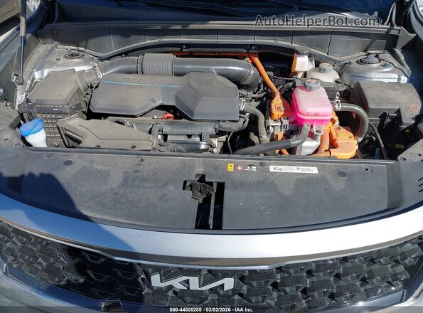 KNDRHDLG0R5236518 2024 KIA SORENTO HYBRID Silver Widok z tyłu