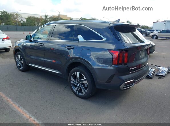 KNDRHDLG2R5248671 2024 KIA SORENTO HYBRID Black Rear left