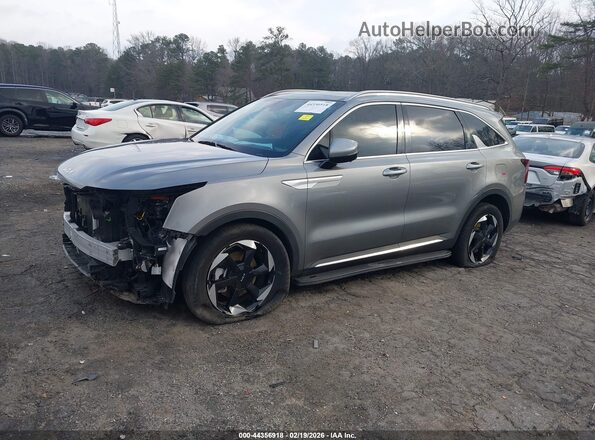 KNDRKDJGXS5341576 2025 KIA SORENTO HYBRID Silver 