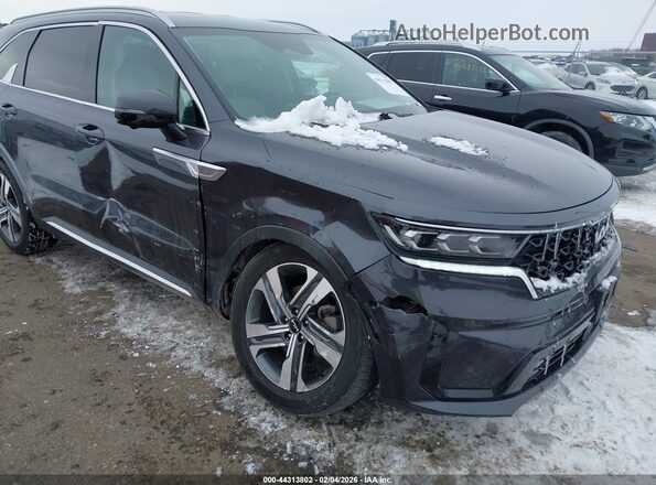 KNDRMDLH3N5063348 2022 KIA SORENTO PLUG-IN HYBRID Gray Դիմացի տեսք