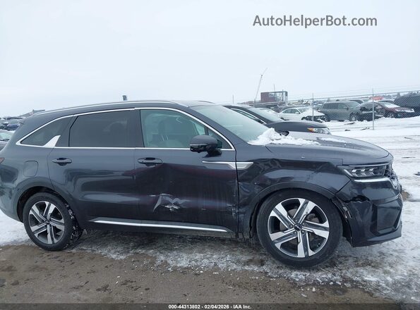 KNDRMDLH3N5063348 2022 KIA SORENTO PLUG-IN HYBRID Gray Սալոնի հետևի տեսք