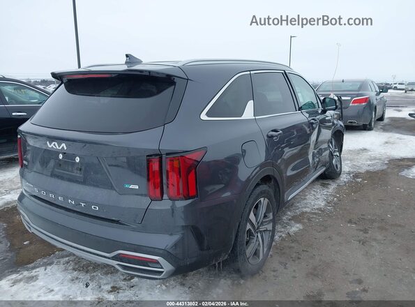 KNDRMDLH3N5063348 2022 KIA SORENTO PLUG-IN HYBRID Gray Հետևի աջ