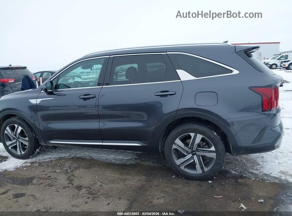 KNDRMDLH3N5063348 2022 KIA SORENTO PLUG-IN HYBRID Gray Սալոնի 360 աստիճան տեսք