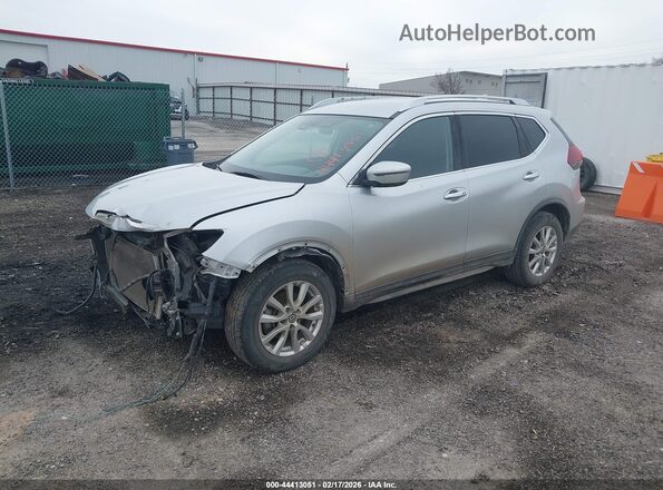 KNMAT2MT1KP535022 2019 NISSAN ROGUE White Vista tres cuartos delantera izquierda