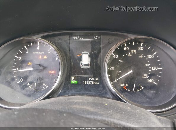 KNMAT2MT3HP514648 2017 NISSAN ROGUE Gray Vista de los asientos traseros
