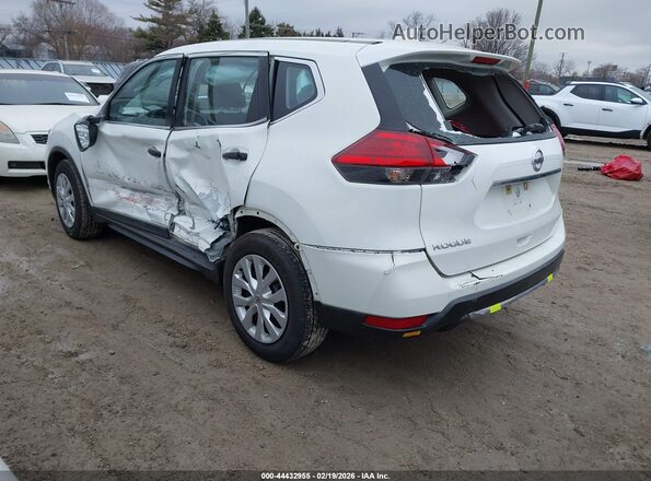KNMAT2MT6HP530861 2017 NISSAN ROGUE Белый Задняя левая четверть