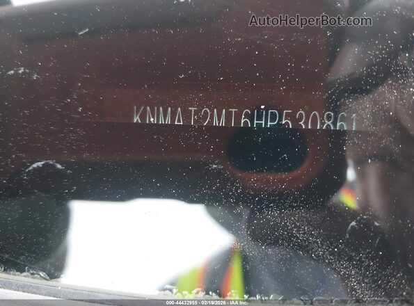 KNMAT2MT6HP530861 2017 NISSAN ROGUE Белый Вид подкапотного пространства