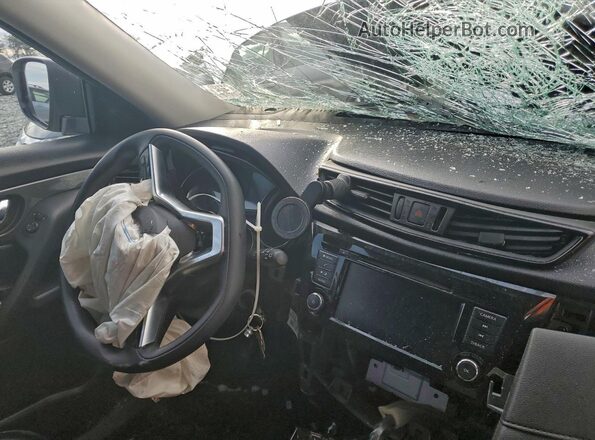 KNMAT2MT6JP528212 2018 NISSAN ROGUE Gray Widok zestawu wskaźników