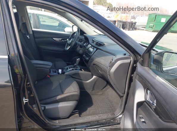 KNMAT2MT6KP535050 2019 NISSAN ROGUE Black წინა სალონის ხედი