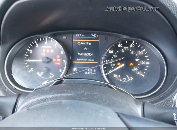 KNMAT2MT6KP539888 2019 NISSAN ROGUE Black Widok tylnych siedzeń