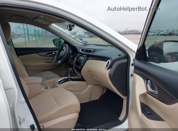 KNMAT2MT8GP617403 2016 NISSAN ROGUE White Vista interior delantera