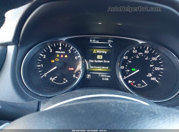 KNMAT2MV0GP650283 2016 NISSAN ROGUE Gray Widok tylnych siedzeń