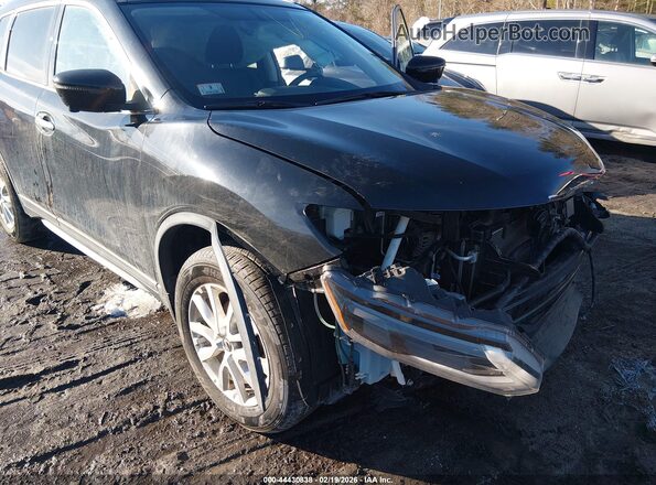 KNMAT2MV1JP595544 2018 NISSAN ROGUE Black Դիմացի տեսք
