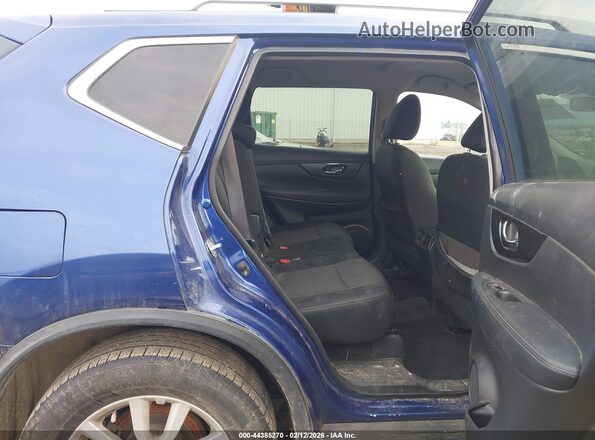 KNMAT2MV4KP514148 2019 NISSAN ROGUE Blue Widok naklejki z numerem VIN