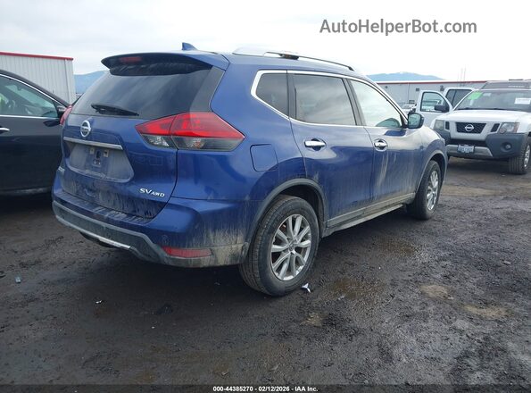KNMAT2MV4KP514148 2019 NISSAN ROGUE Blue Tył prawy