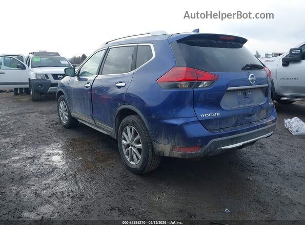 KNMAT2MV4KP514148 2019 NISSAN ROGUE Blue Tył lewy