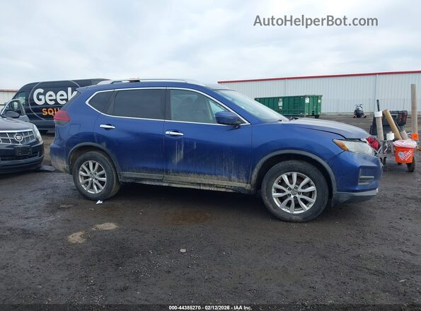 KNMAT2MV4KP514148 2019 NISSAN ROGUE Blue Widok wnętrza z tyłu