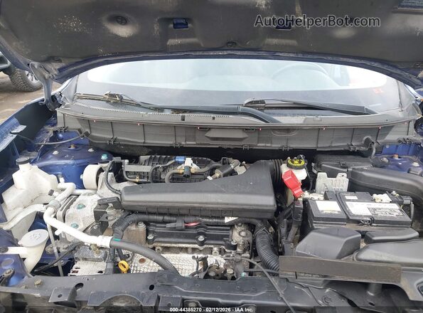 KNMAT2MV4KP514148 2019 NISSAN ROGUE Blue Widok z tyłu