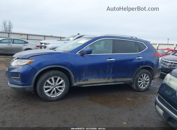 KNMAT2MV4KP514148 2019 NISSAN ROGUE Blue Widok wnętrza 360 stopni