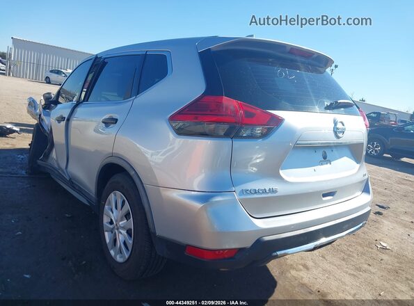 KNMAT2MV6HP611084 2017 NISSAN ROGUE Серебряный Задняя левая четверть
