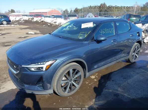 LPSED3KA0NL077144 2022 POLESTAR 2 Gray Առջևի ձախ երեք քառորդ տեսարան