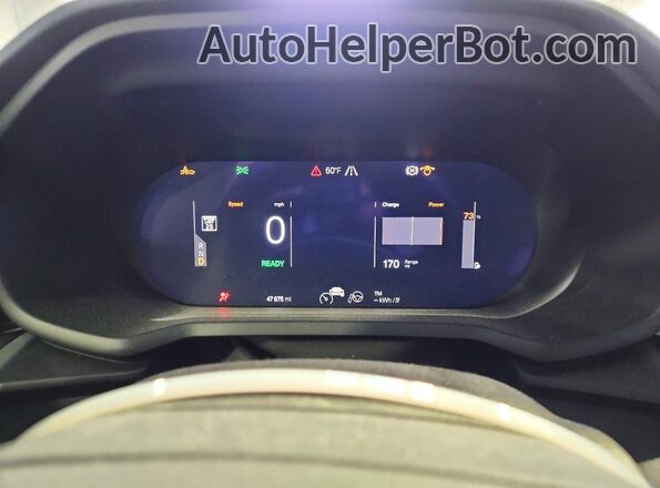 LPSED3KA1NL055993 2022 POLESTAR 2 Белый Вид щитка приборов