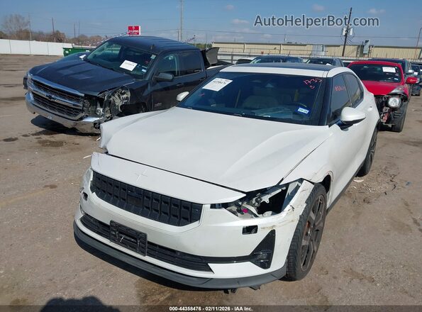 LPSED3KA4ML015311 2021 POLESTAR 2 White Widok z przodu