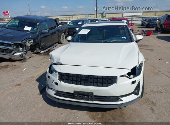 LPSED3KA4ML015311 2021 POLESTAR 2 White Widok zestawu wskaźników