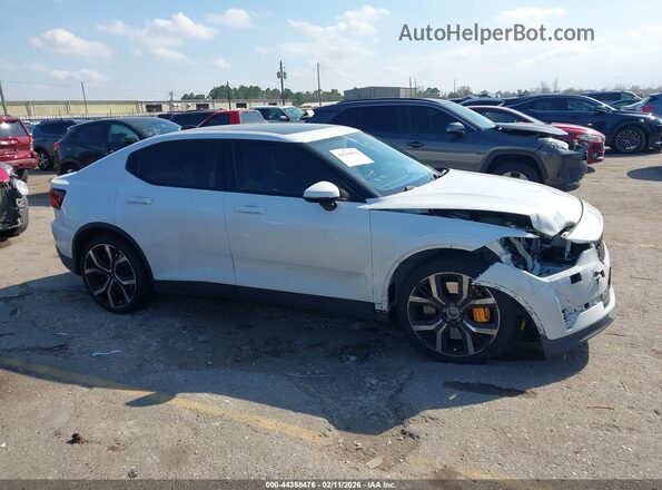 LPSED3KA4ML015311 2021 POLESTAR 2 White Widok wnętrza z tyłu