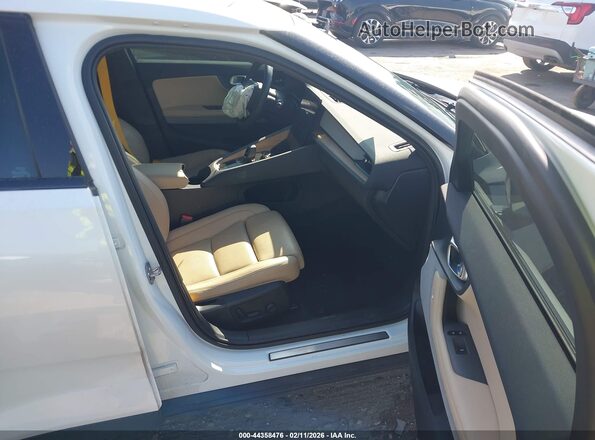 LPSED3KA4ML015311 2021 POLESTAR 2 White Widok wnętrza z przodu
