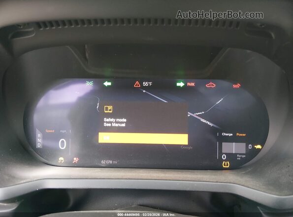 LPSED3KAXML017824 2021 POLESTAR 2 White Vista de los asientos traseros