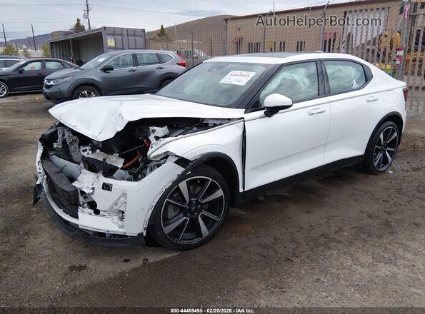 LPSED3KAXML017824 2021 POLESTAR 2 White Vista tres cuartos delantera izquierda