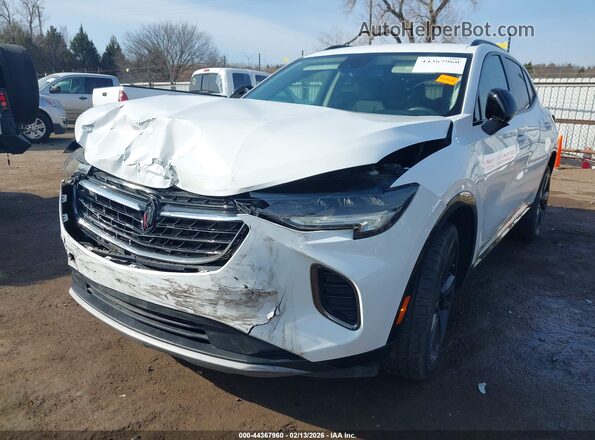 LRBAZLR47ND053424 2022 BUICK ENVISION White Передня ліва чверть