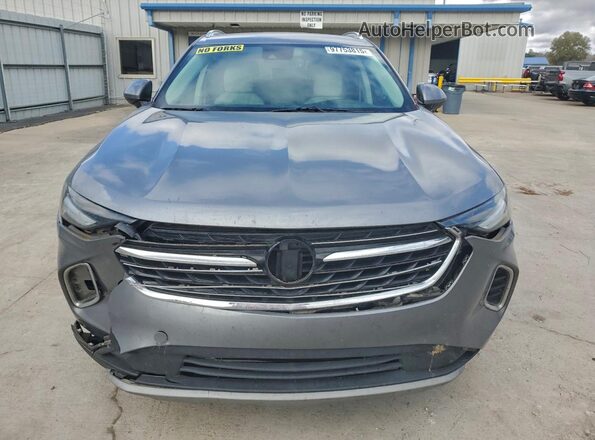 LRBAZLR48MD177202 2021 BUICK ENVISION Silver წინა ხედი