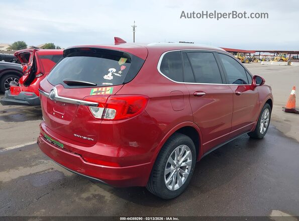 LRBFX1SA6JD006248 2018 BUICK ENVISION Red უკანა მარჯვენა