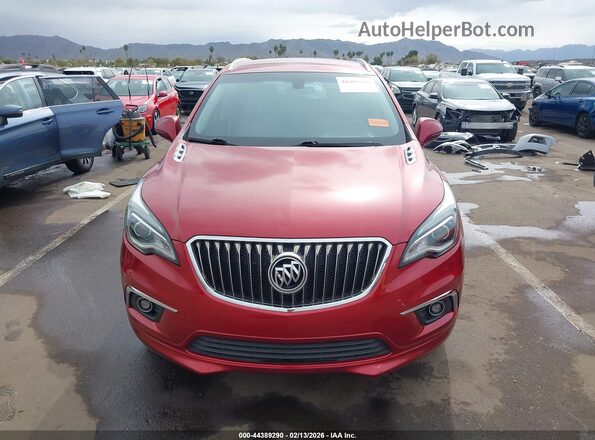 LRBFX1SA6JD006248 2018 BUICK ENVISION Red უკანა სალონის ხედი