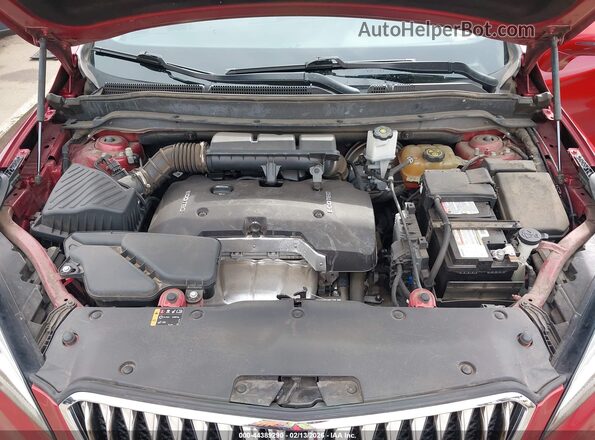 LRBFX1SA6JD006248 2018 BUICK ENVISION Red უკანა ხედი