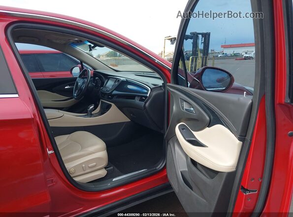 LRBFX1SA6JD006248 2018 BUICK ENVISION Red წინა სალონის ხედი