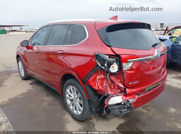 LRBFX1SA6JD006248 2018 BUICK ENVISION Red უკანა მარცხენა