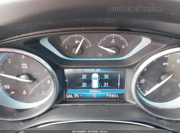 LRBFX1SA6JD006248 2018 BUICK ENVISION Red უკანა სავარძლების ხედი