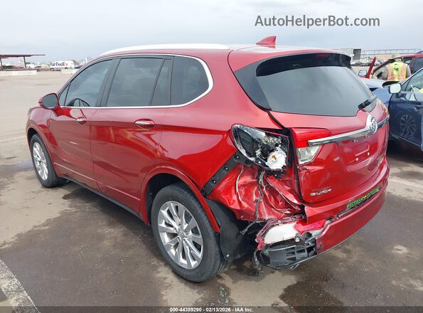 LRBFX1SA6JD006248 2018 BUICK ENVISION Red წინა ხედი