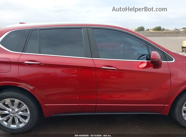 LRBFX1SA6JD006248 2018 BUICK ENVISION Red სალონის 360-გრადუსიანი ხედი