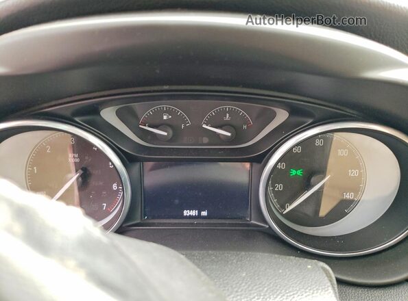 LRBFX1SA8JD016716 2018 BUICK ENVISION Silver Widok zestawu wskaźników