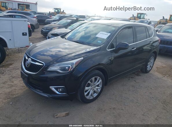 LRBFXBSA8KD015654 2019 BUICK ENVISION Black Przód lewy