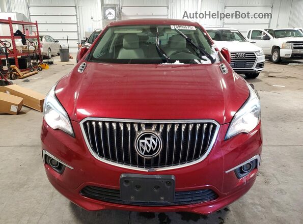 LRBFXCSA6HD054211 2017 BUICK ENVISION Red Widok z przodu
