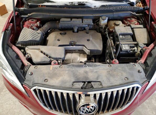 LRBFXCSA6HD054211 2017 BUICK ENVISION Red Widok wnętrza z tyłu