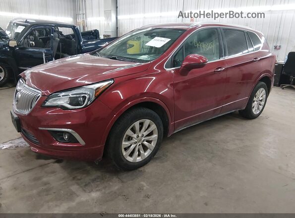 LRBFXDSA2HD147054 2017 BUICK ENVISION Красный Передняя левая четверть