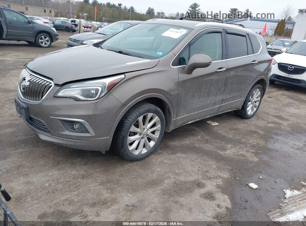 LRBFXESX1GD216633 2016 BUICK ENVISION Brown Առջևի ձախ երեք քառորդ տեսարան