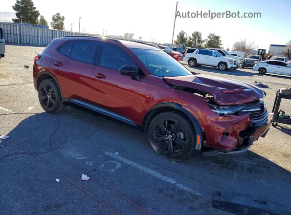 LRBFZNR46ND043758 2022 BUICK ENVISION Maroon Przód prawy