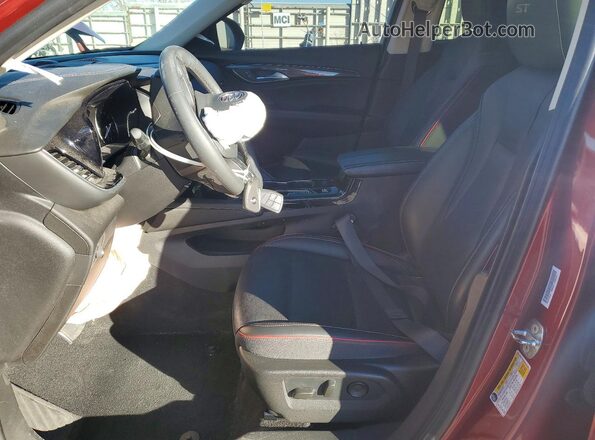 LRBFZNR46ND043758 2022 BUICK ENVISION Maroon Widok wnętrza z przodu